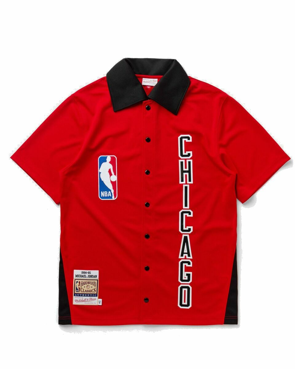 Photo: Mitchell & Ness Nba Authentic Shooting Shirt Chicago Bulls 1984 85 Michael Jordan Red - Mens - Shortsleeves
