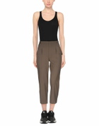 Jucca Womens Pants Military in Green