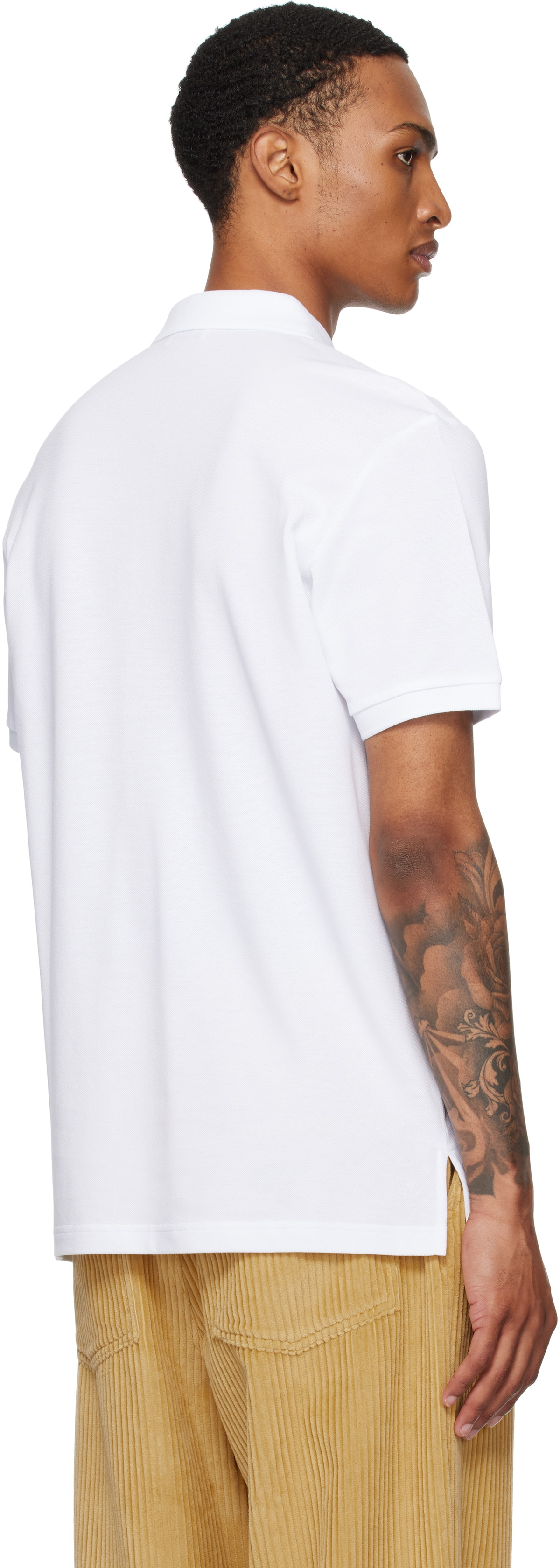 Moschino White Teddy Polo