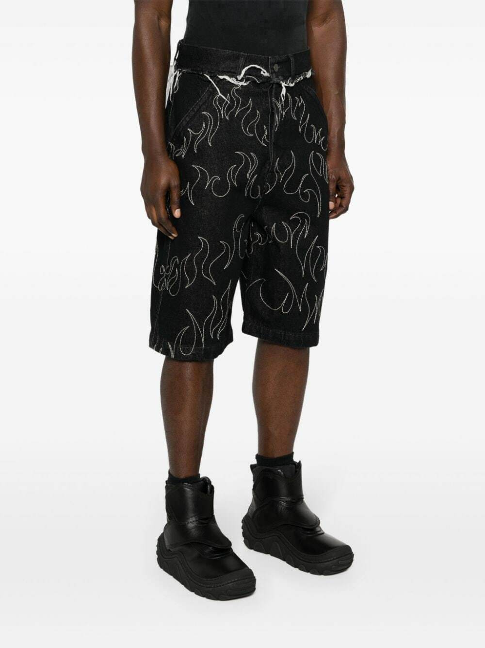 AIREI - Big Fit Denim Shorts Woven