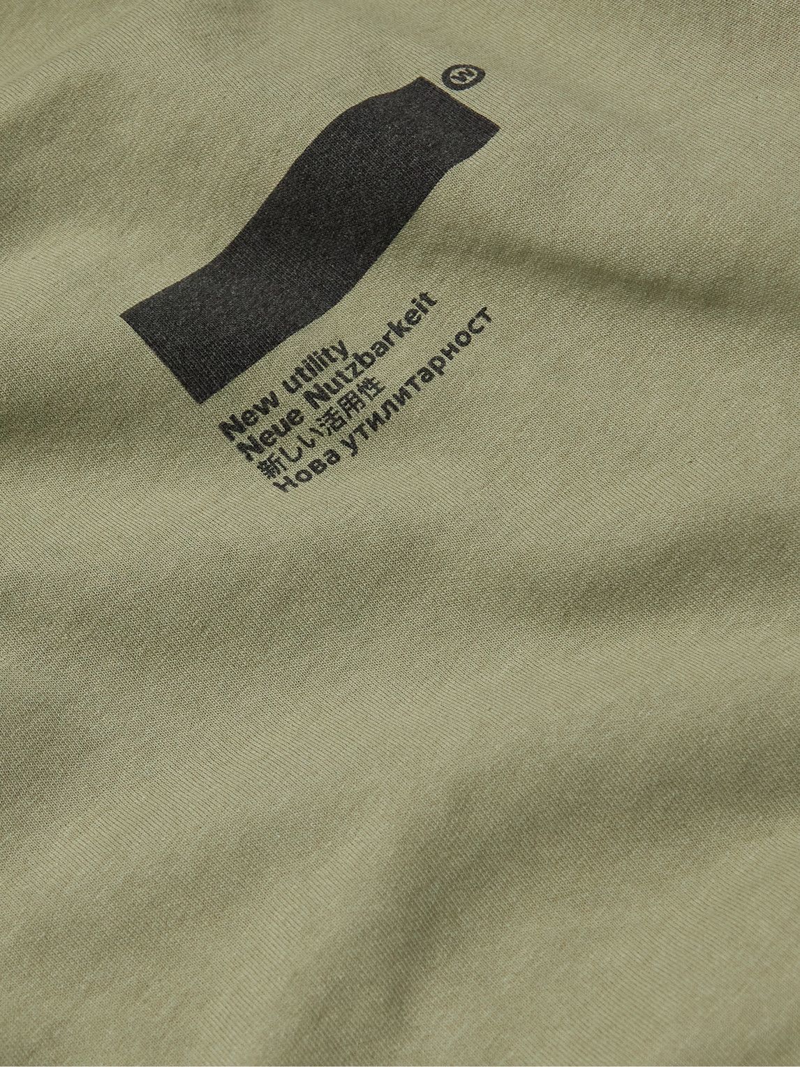 AFFIX - Standardised Logo-Print Organic Cotton-Jersey T-Shirt - Green