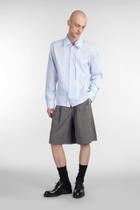 J.L-A.L Palaeo Shirt Shirt In Cyan Cotton