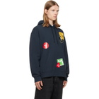 MM6 Maison Margiela Navy Cotton Hoodie