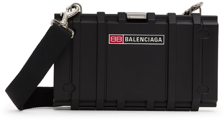 Photo: Balenciaga Black Toolbox Clutch