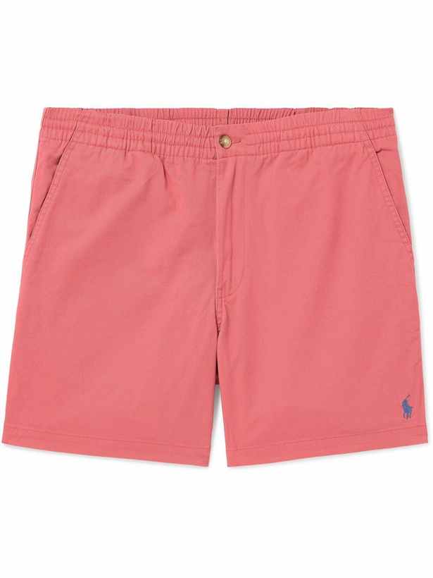 Photo: Polo Ralph Lauren - Straight-Leg Cotton-Blend Twill Bermuda Shorts - Pink