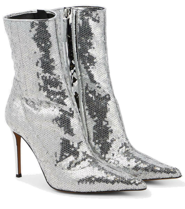 Photo: Alexandre Vauthier Sequined ankle boots