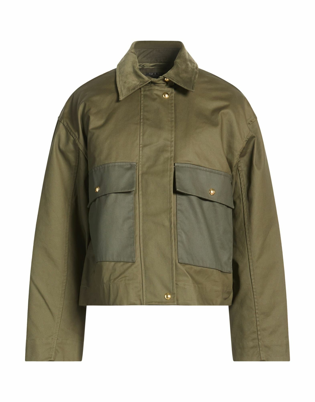 Rag & Bone Womens Jacket Military in Green