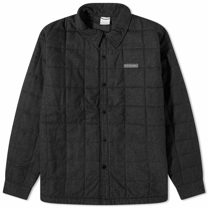 Photo: Columbia Men's Landroamer™ Quilted Shirt Jacket in Black