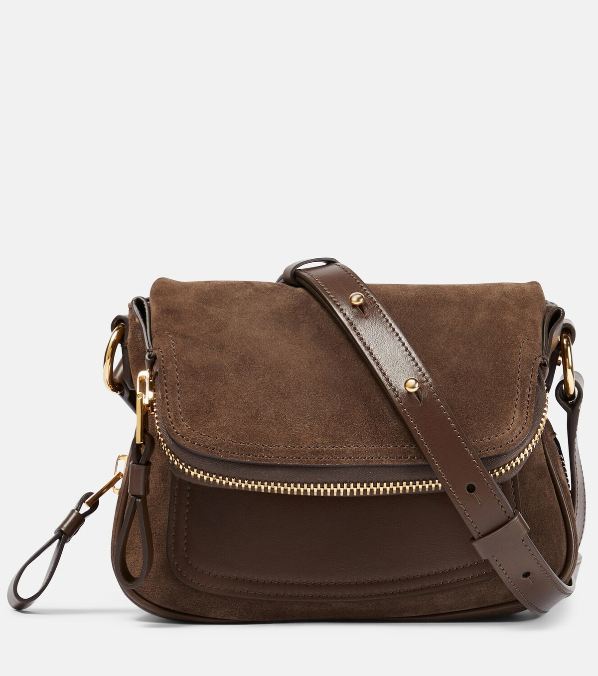 Tom Ford Dark Brown Leather Jennifer Shoulder Bag Tom Ford