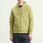 AMI Paris Men's Contrasted Ami De Coeur Hoodie in Matcha