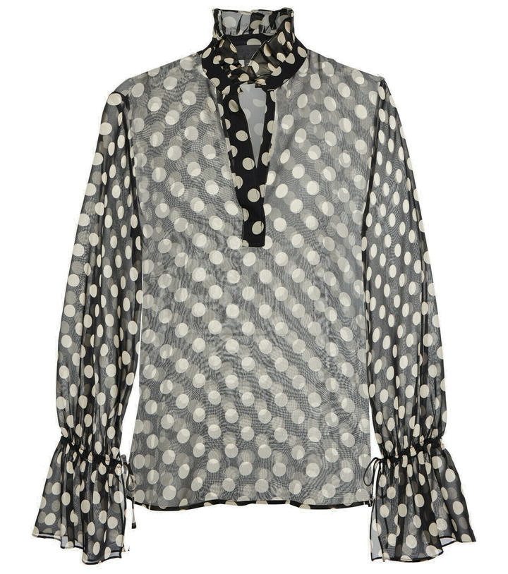 Photo: Nili Lotan - Printed silk blouse