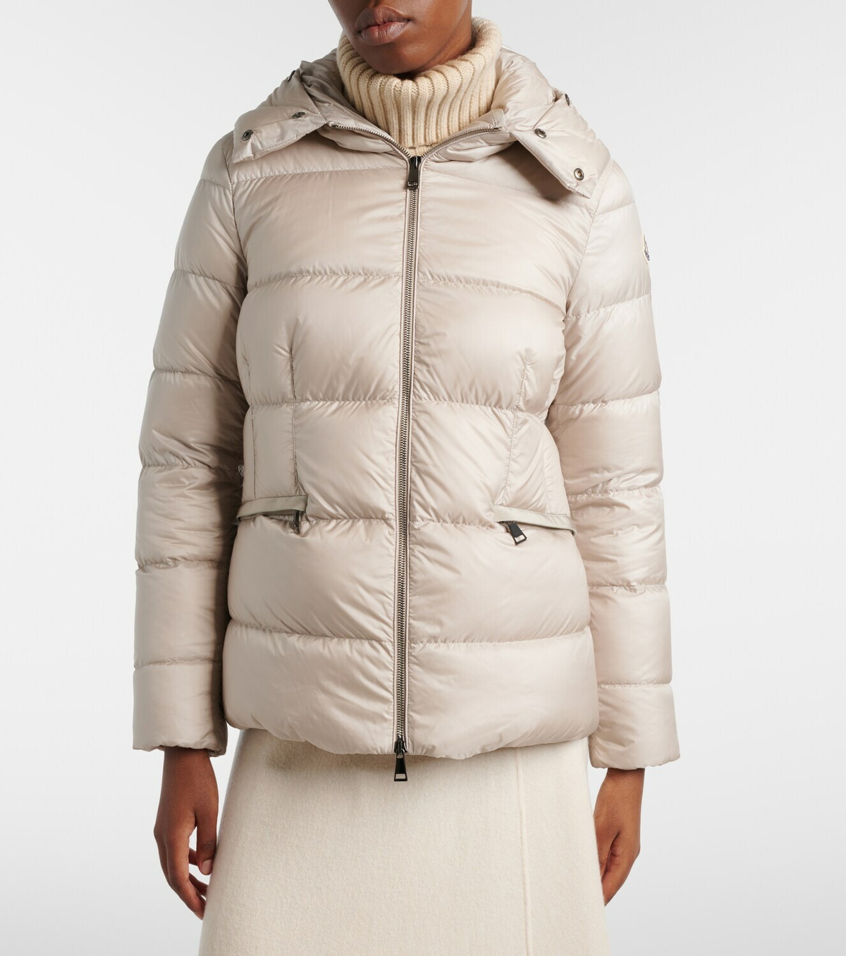 Moncler Boed shearling-trimmed down jacket