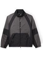 Moncler - Hideki Logo-Print Panelled Shell Jacket - Black