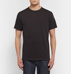 rag & bone - James Slim-Fit Nep Cotton-Jersey T-Shirt - Dark brown