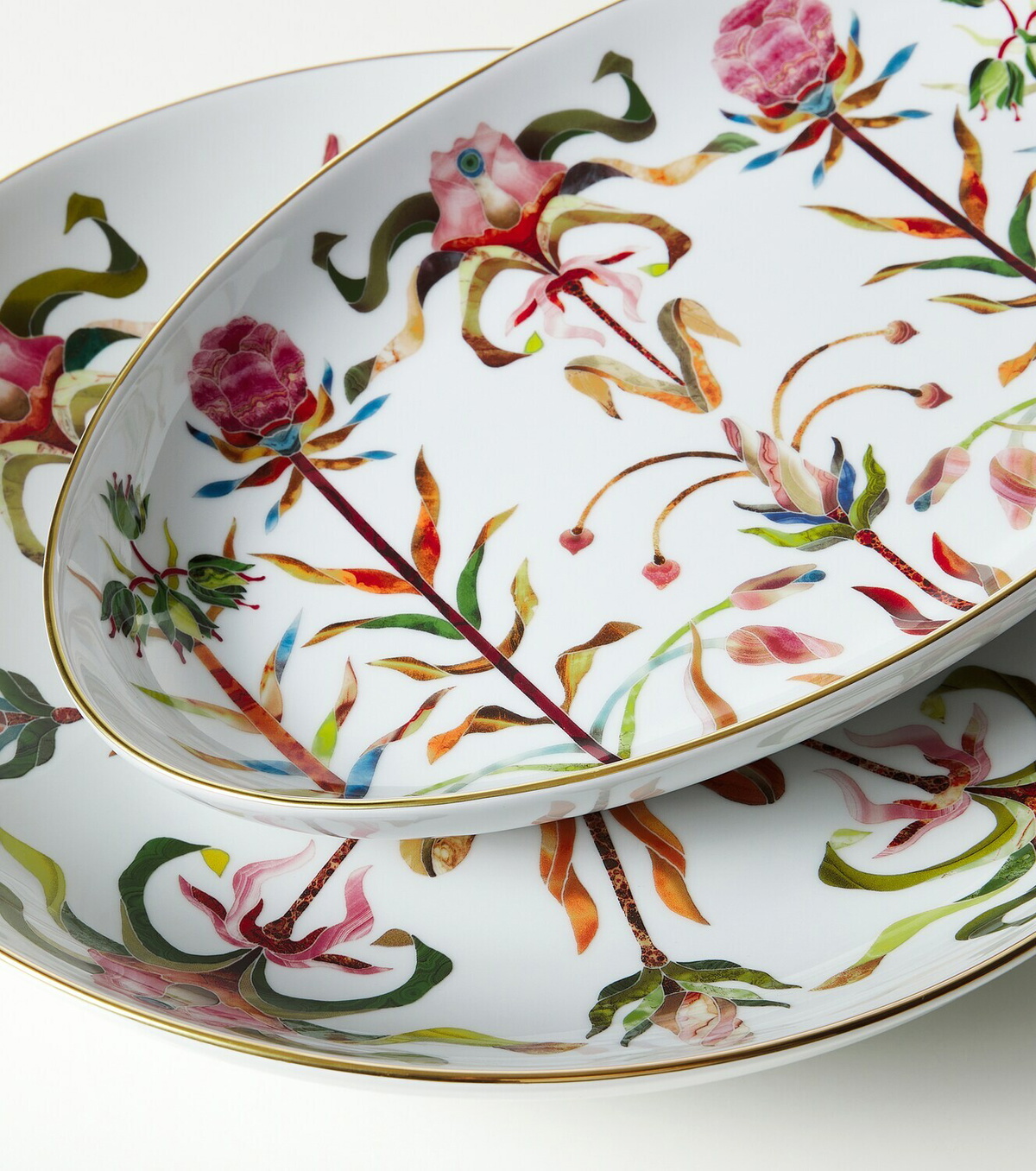 L'Objet Grand Tour Medium porcelain platter