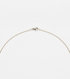 Persée 9kt gold locket necklace with diamonds
