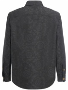VERSACE - Barocco Jacquard Cotton Overshirt