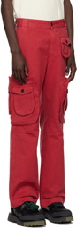 Heron Preston Red Button Cargo Pants