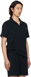 OAS Navy Terry Polo