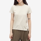 Auralee Women's Seamless Crew Neck T-Shirt in Top Brown