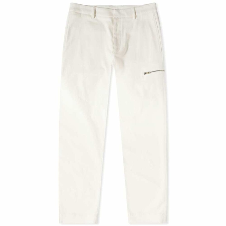 Photo: Moncler Men's Zip Detail Trouser in White