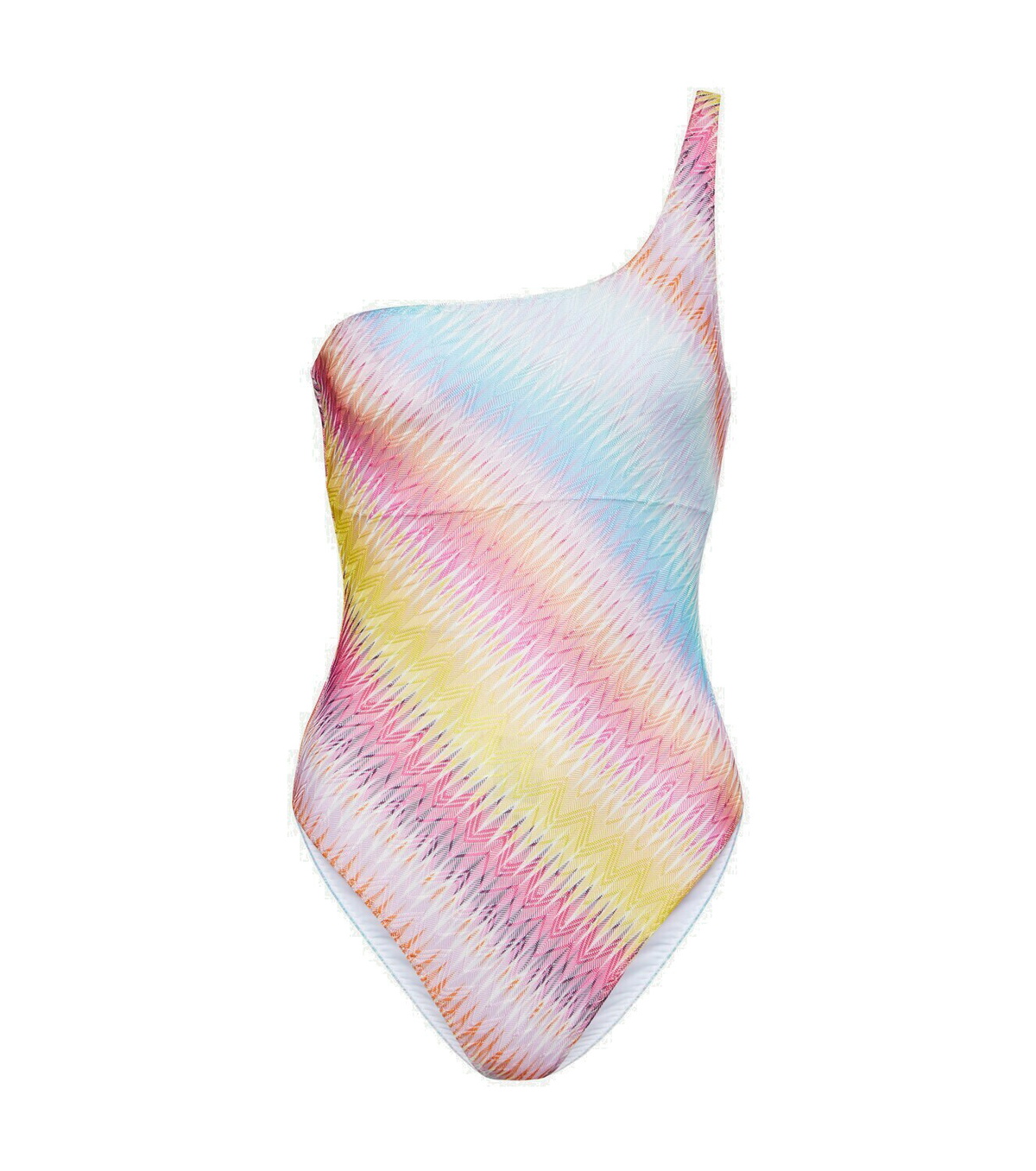 Missoni Mare Zig-zag one-shoulder swimsuit Missoni Mare