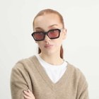 Le Specs Impossible Sunglasses in Black/Cinnamon Tint 
