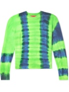 The Elder Statesman - Hazen Tranquility Tie-Dyed Cashmere Sweater - Green
