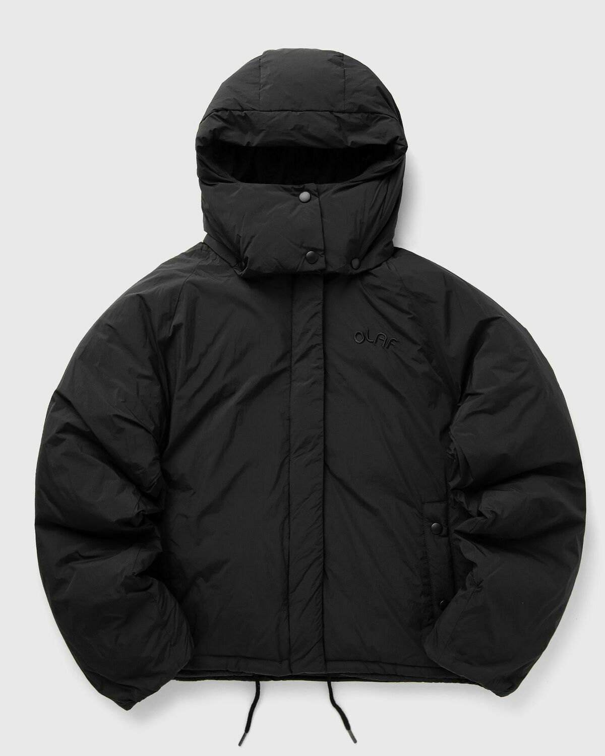 ØLÅF HOODED PUFFER JACKET Black Womens Down & Puffer Jacket