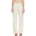 AGOLDE Off-White Low Slung Baggy Jeans