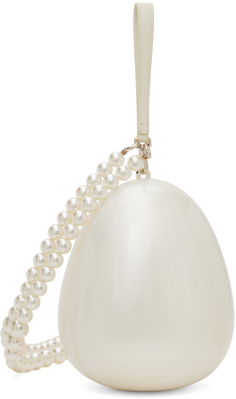Simone Rocha Off-White Large Egg Bag