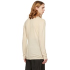 Rick Owens Beige Biker Level Round Neck Pullover