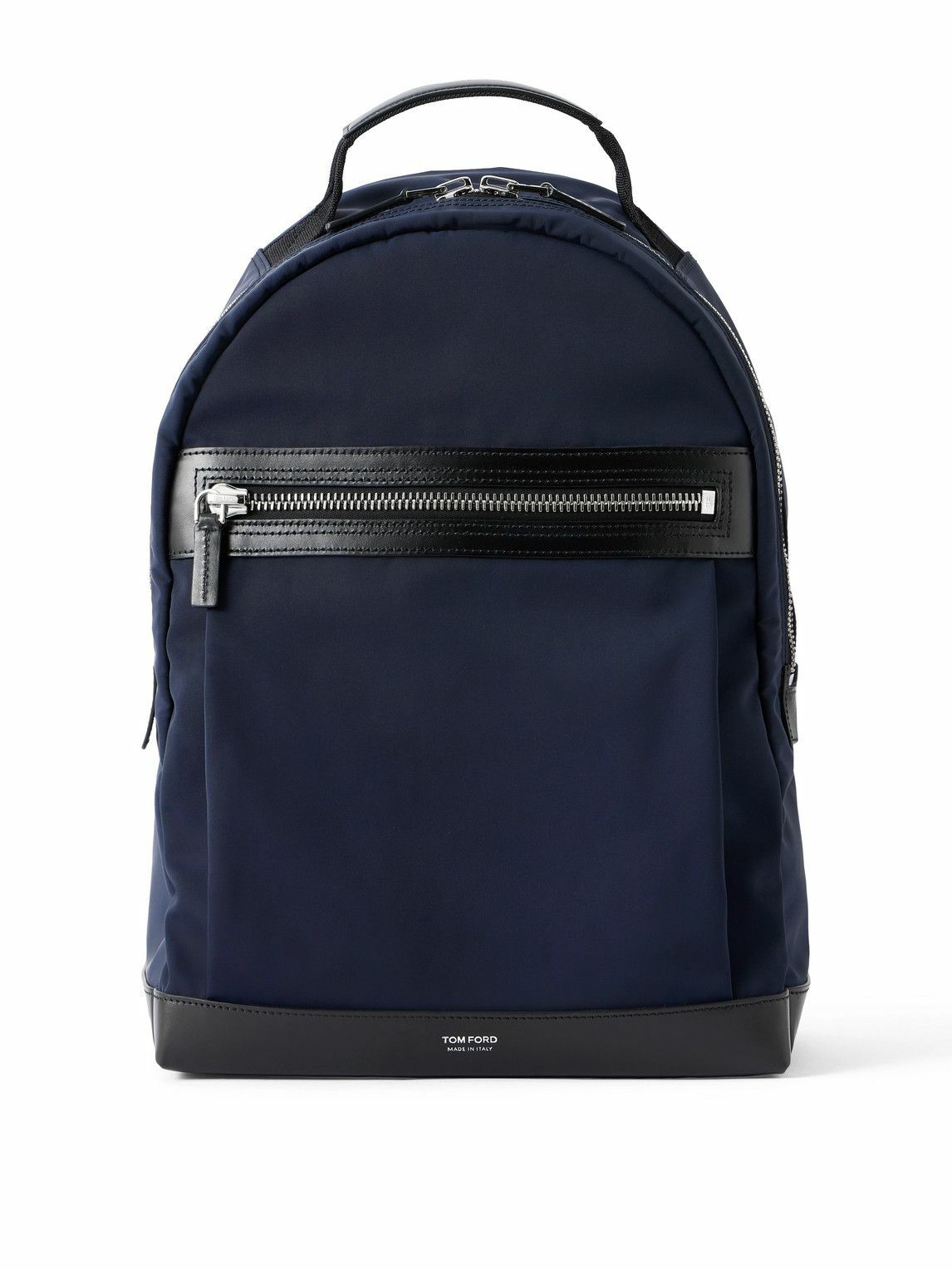 TOM FORD - Leather-Trimmed Nylon Backpack