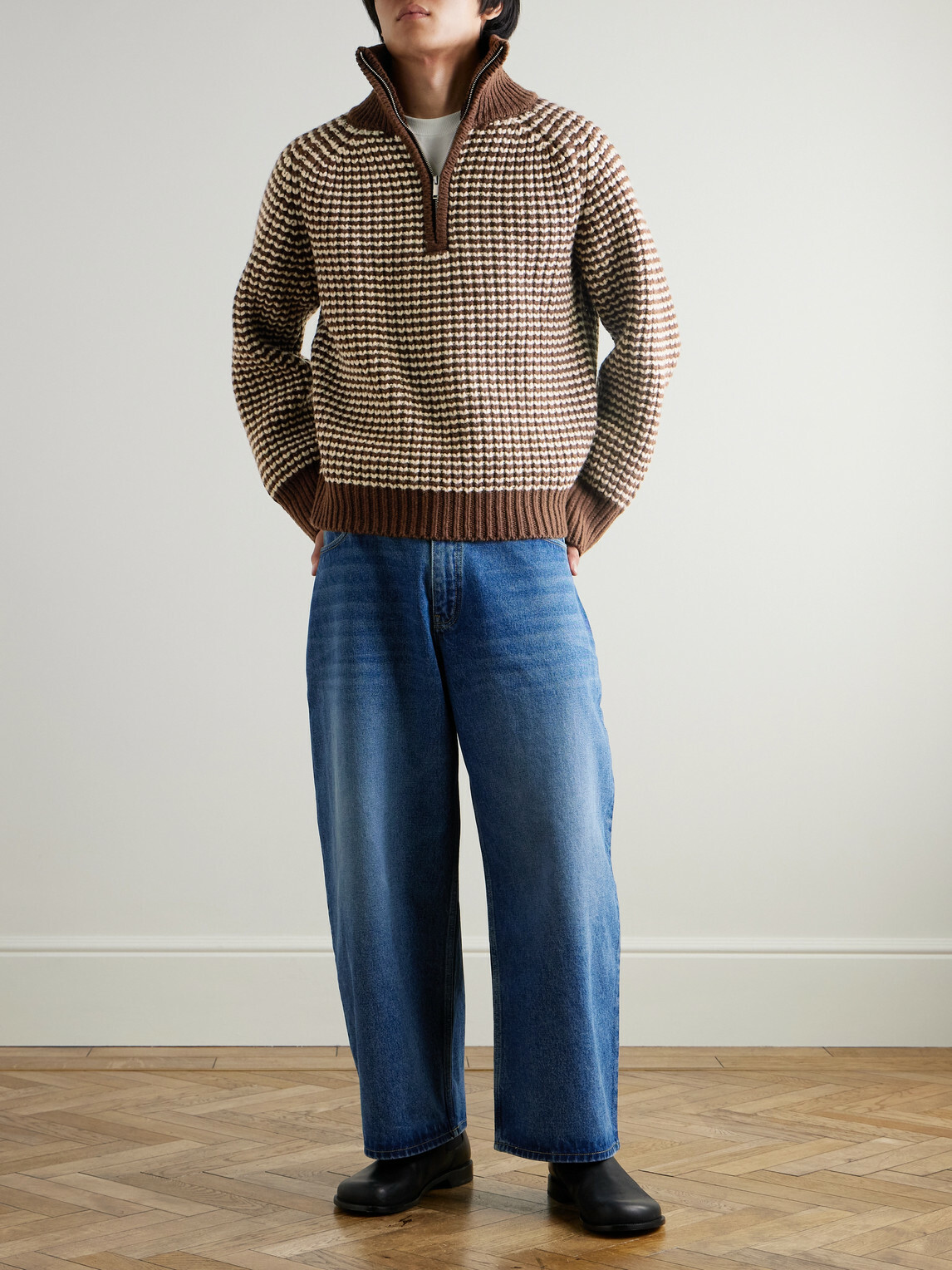 Studio Nicholson - Paolo Barrel-Leg Jeans - Blue