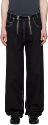 GmbH Black Cyrus Double Fly Trousers