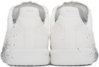 Maison Margiela White & Blue Replica Sneakers