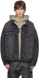 Fear of God ESSENTIALS Black Faded Denim Jacket