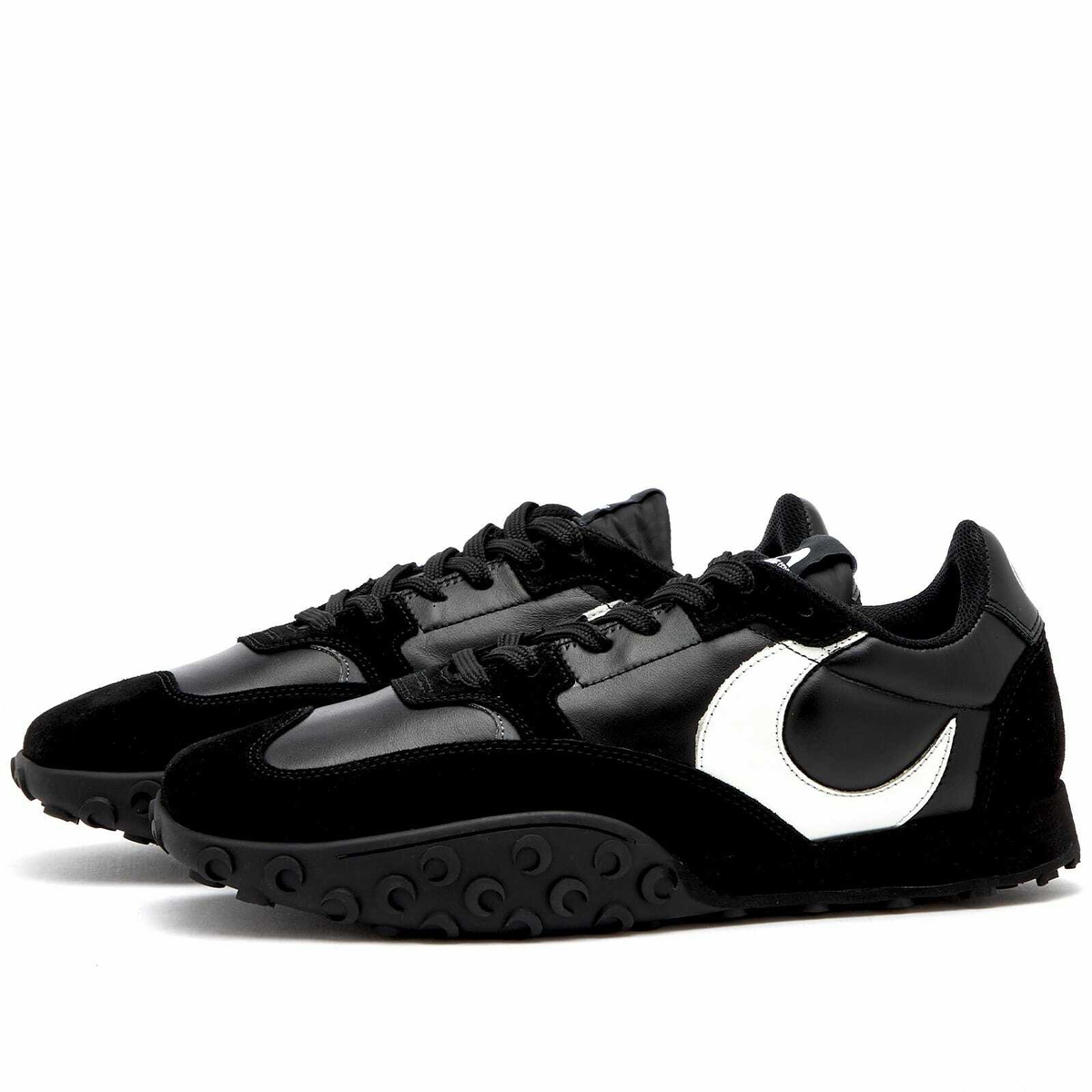 Marine Serre Women's Moonwalk Sneakers in Black Marine Serre