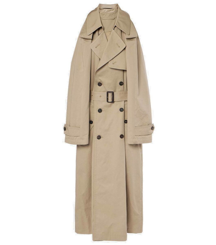 Photo: Balenciaga Suspended Trench cotton twill midi dress