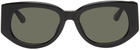 LINDA FARROW Black Debbie Sunglasses