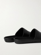 Mulo - Full-Grain Leather Slippers - Black