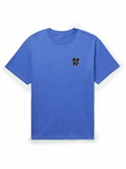 Saturdays NYC - Nimbus Logo-Print Cotton-Jersey T-Shirt - Blue