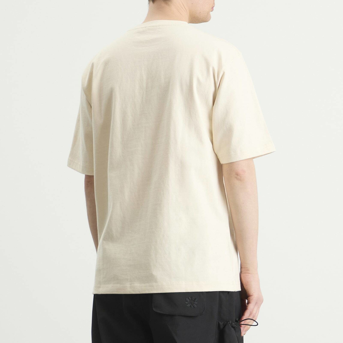 Snow Peak Men's Recycled Cotton T-Shirt in Oatmeal
