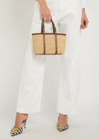 Valentino Garavani Mini Rockstud Raffia Tote bag - Natural - One Size