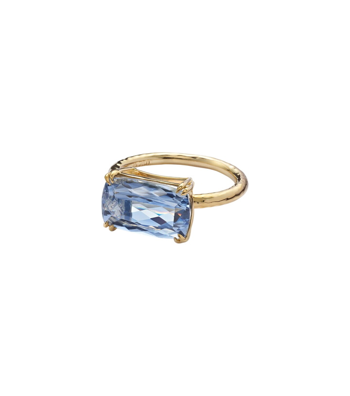 Photo: Octavia Elizabeth 18kt gold (750/1000) ring with aquamarine