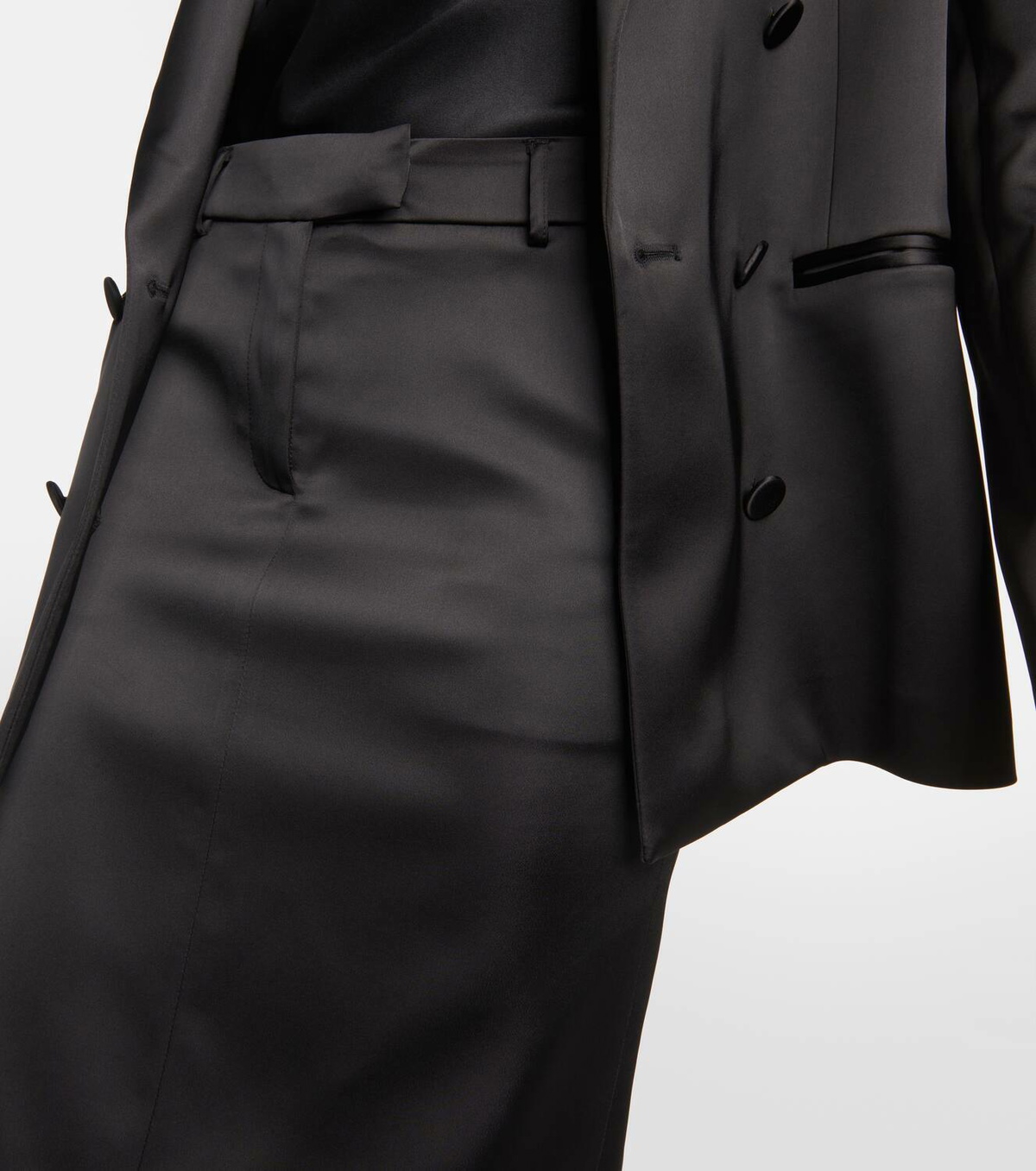 Giuseppe di Morabito Satin maxi skirt