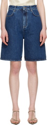 Loulou Studio Blue Isu Denim Shorts
