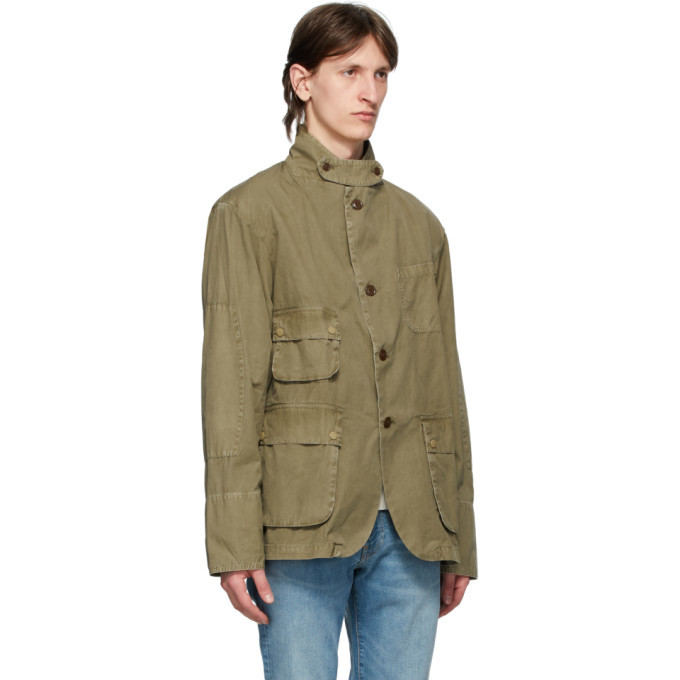 Barbour x engineered garments store washed upland casual jacket