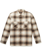 Beams Plus - Padded Checked Twill Overshirt - Brown