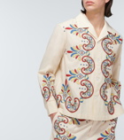 Bode - Carnival embroidered cotton shirt